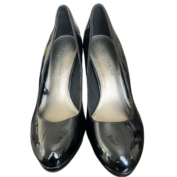 Christian Siriano for Payless | Black Patent Leather Platform Stiletto Heels - Picture 2 of 5